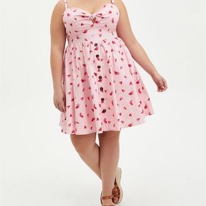 Torrid Watermelon Dress size 6